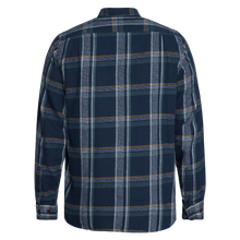 BruceSi Check + L/S Shirts - Deep Marine