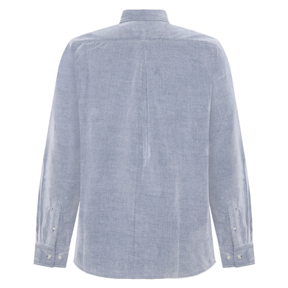 BobbySi Cord L/S Shirts - Blue Largo