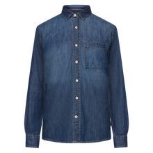 BrandonSi Denim L/S Shirts - Slate blue