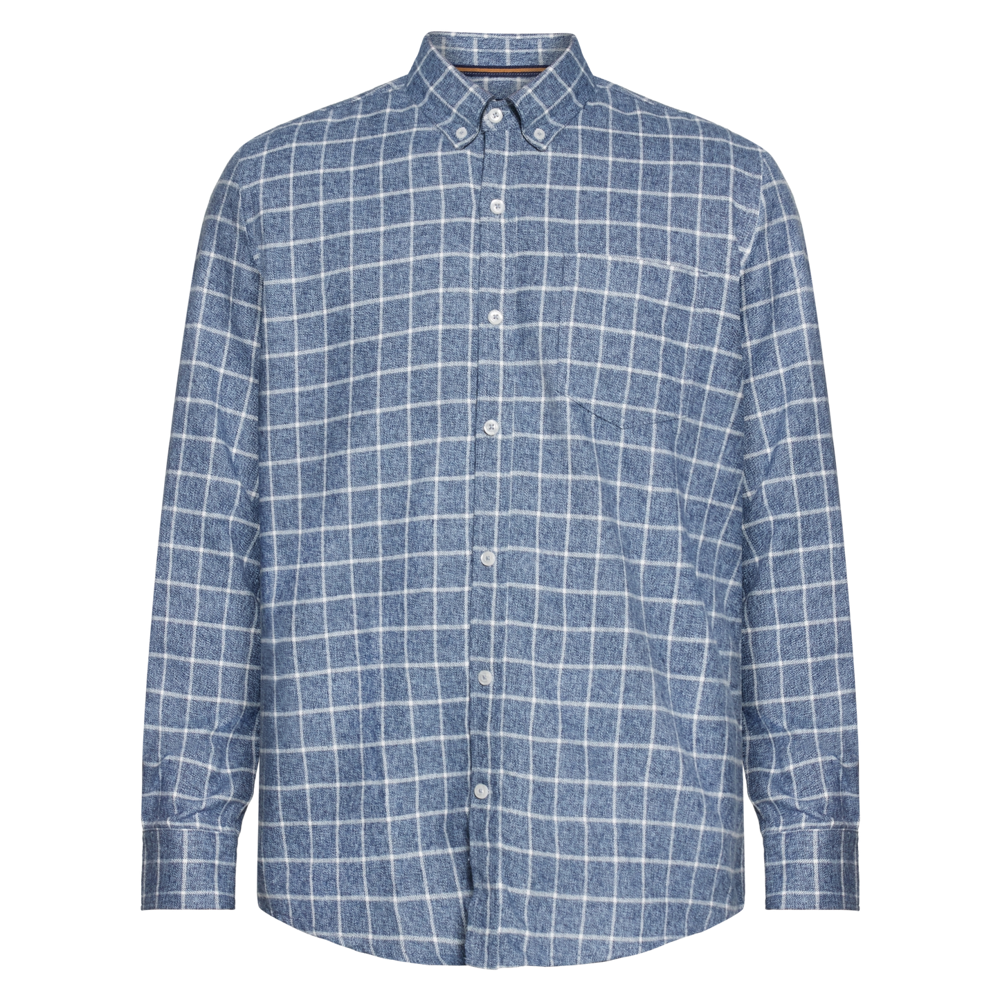 BerrySi Grid L/S Shirts - Blue Autumn