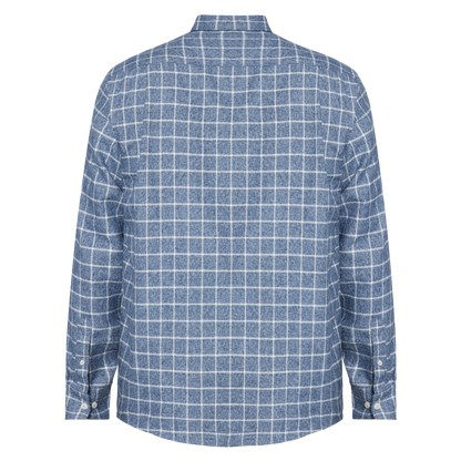 BerrySi Grid L/S Shirts - Blue Autumn