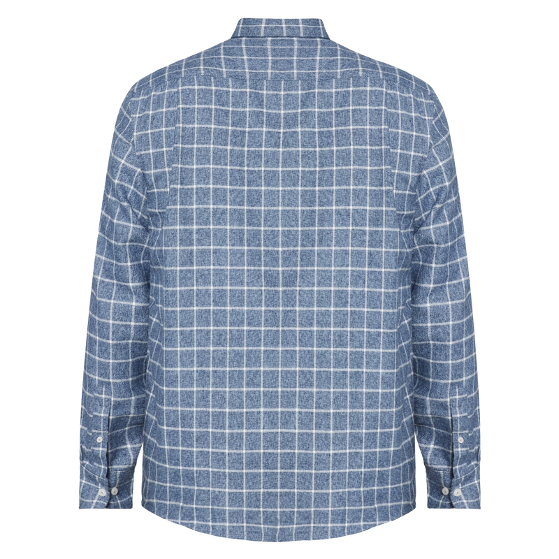 BerrySi Grid L/S Shirts - Blue Autumn