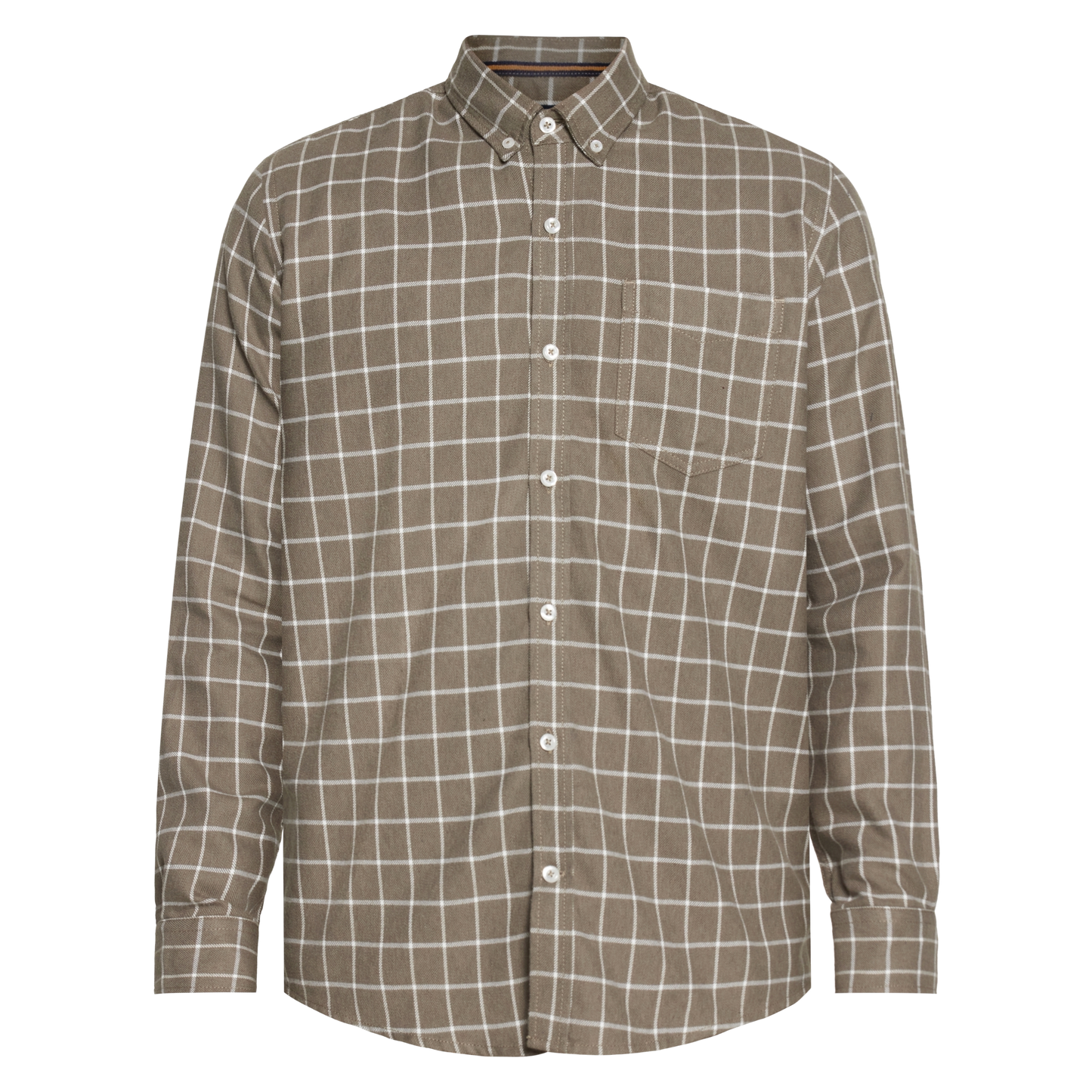 BerrySi Grid L/S Shirts - Beluga green