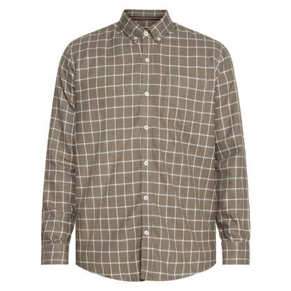 BerrySi Grid L/S Shirts - Beluga green