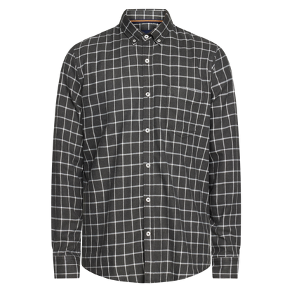 BerrySi Grid L/S Shirts - Black