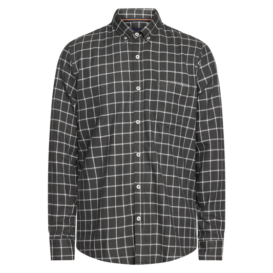 BerrySi Grid L/S Shirts - Black