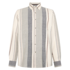 BoulderSi V-Stripe L/S Shirts - Brown Otter