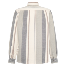 BoulderSi V-Stripe L/S Shirts - Brown Otter
