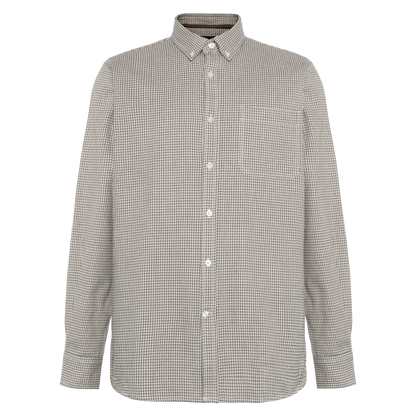 BlairSi Mini Check L/S Shirts - Beluga green