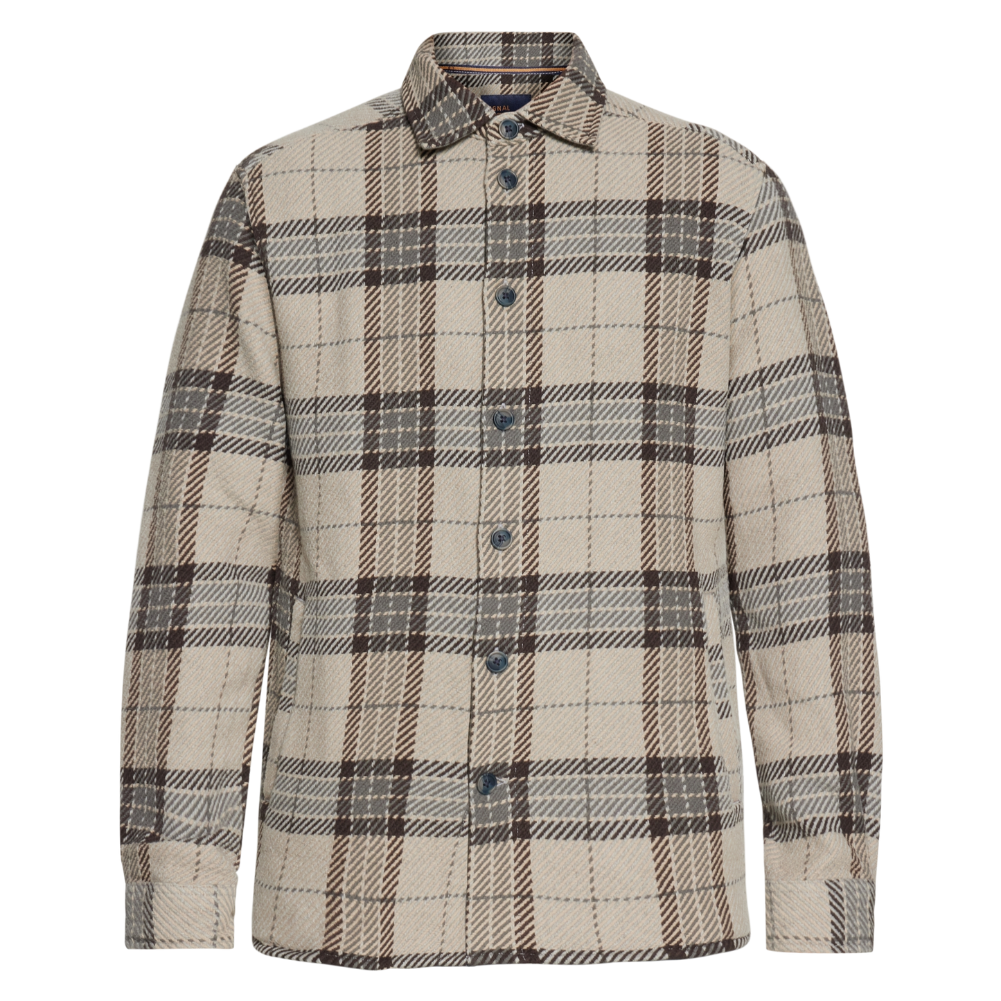 BinzerSi Jumbo Overshirt - Brown Bark