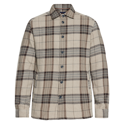 BinzerSi Jumbo Overshirt - Brown Bark