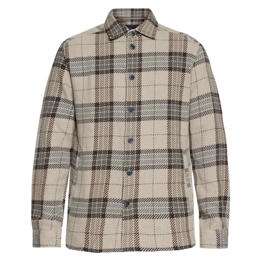 BinzerSi Jumbo Overshirt - Brown Bark