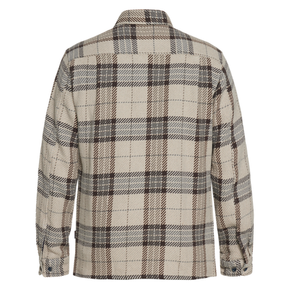 BinzerSi Jumbo Overshirt - Brown Bark
