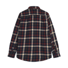MikeSi Check + L/S Shirts - Deep Marine