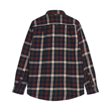 MikeSi Check + L/S Shirts - Deep Marine