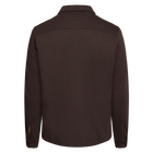 BertleSi  Zip Overshirt Sweatshirt - Brown Bark