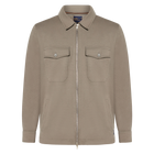 BertleSi  Zip Overshirt Sweatshirt - Smokey Olive