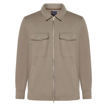 BertleSi  Zip Overshirt Sweatshirt - Smokey Olive