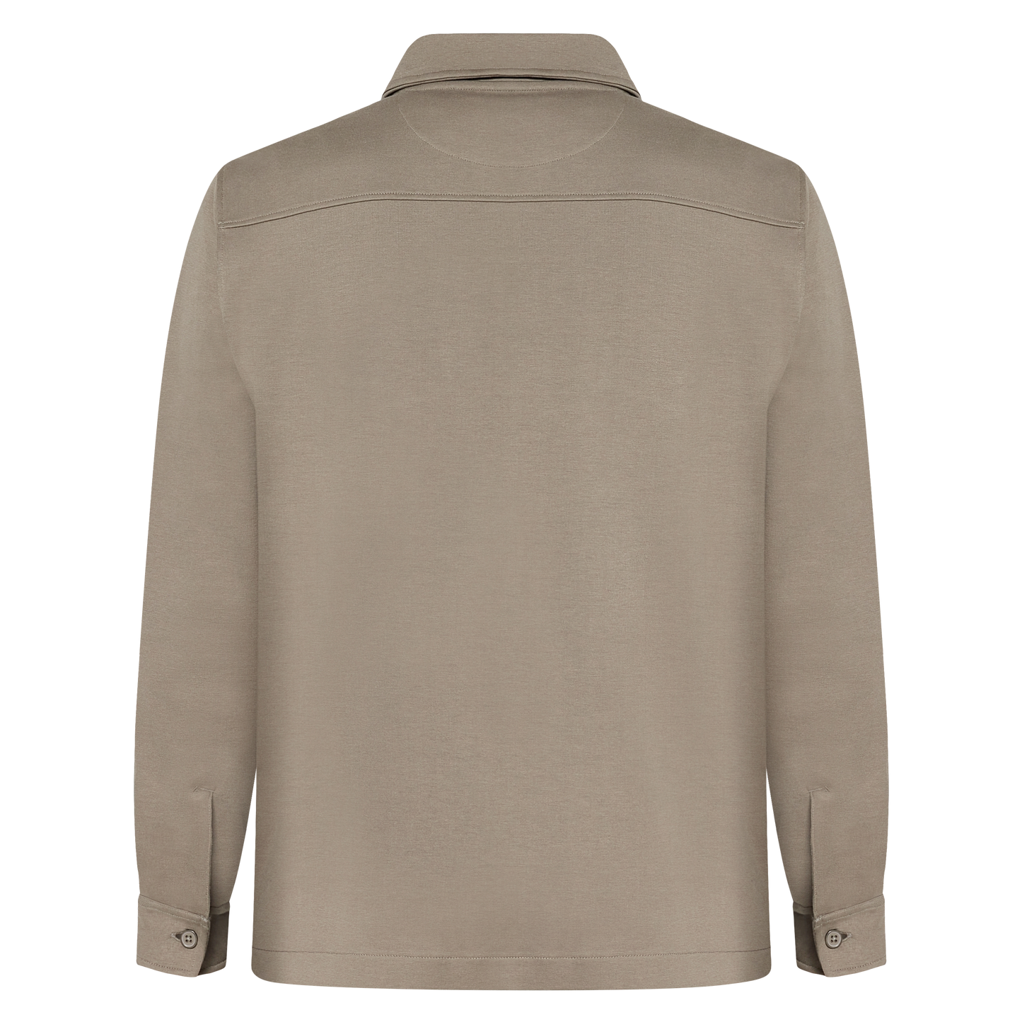 BertleSi  Zip Overshirt Sweatshirt - Smokey Olive