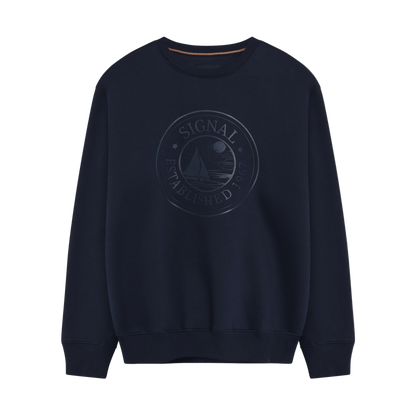 TimSi Crew Sweat Sweatshirt - Deep Marine