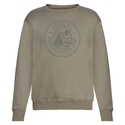TimSi Crew Sweat Sweatshirt - Smokey Olive