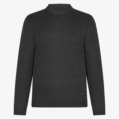 KalleSI Structure Crew + - Deep grey melange