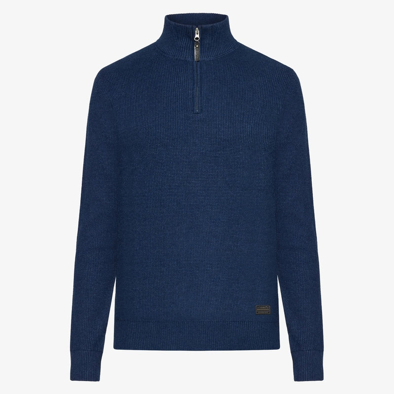 KeanuSi Structure Halfzip + - Deep Marine Melange