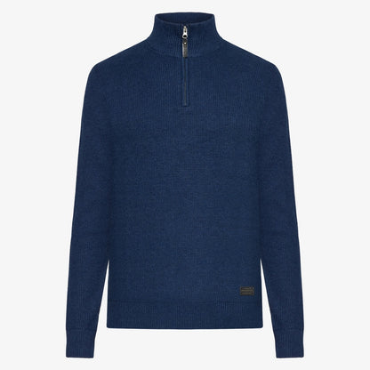 KeanuSi Structure Halfzip + - Deep Marine Melange