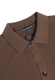 KunoSi Knit Shirt - Cocoa Brown