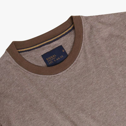 YannSi Mini Stripe + - Cocoa Brown