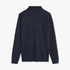 PittSi Structured Zip Polo - Deep Marine
