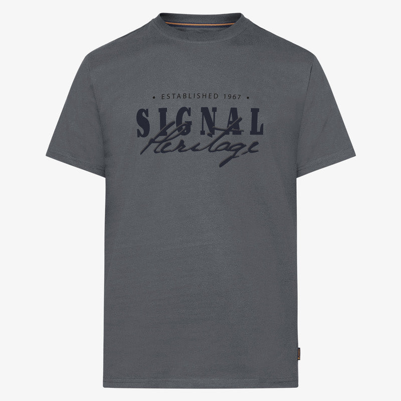 PabloSi Front Print + - Shadow grey