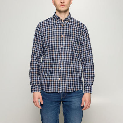 SuneSi Small Check + - Deep Marine