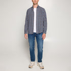 SuneSi Small Check + - Deep Marine