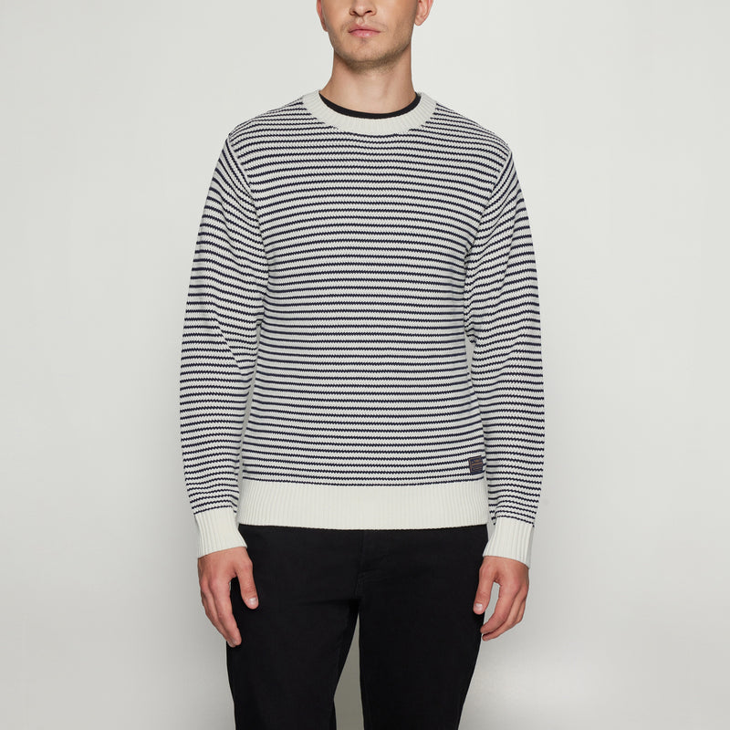 ColinSi Striped Knit - Egret Dust