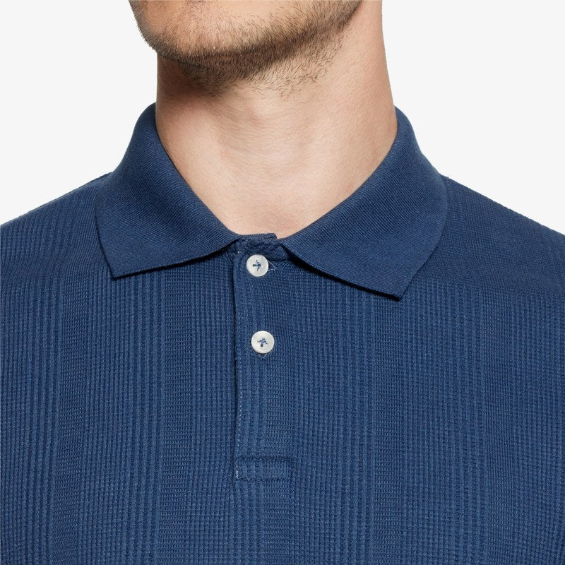 OlauSi Structured Polo - Blue Captain