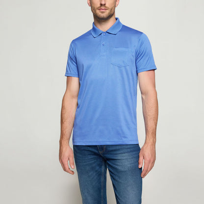 ThomasSI Pocket Tech Polo + - Blue Legacy