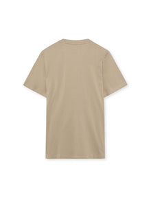 FinnSi Front Print Tee + - Savana Sand