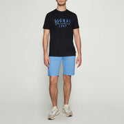 FinnSi Front Print Tee + - Black