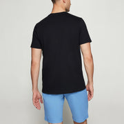 FinnSi Front Print Tee + - Black