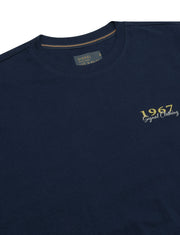 FrodoSi Chest Print Tee + - Blue Captain