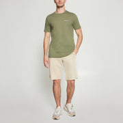 FrodoSi Chest Print Tee + - Oil Green