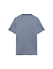 FelixSi Mini Stripe Print Tee+ - Blue Captain