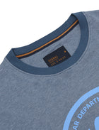 FelixSi Mini Stripe Print Tee+ - Blue Captain