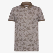 EfronSi Jaquard Pattern Polo - Espresso