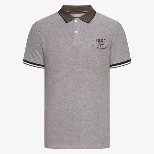 ElvisSi Oxford Polo - Espresso