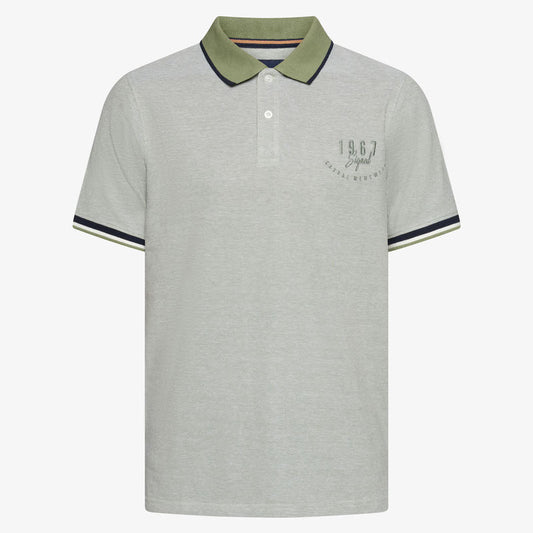 ElvisSi Oxford Polo - Oil Green