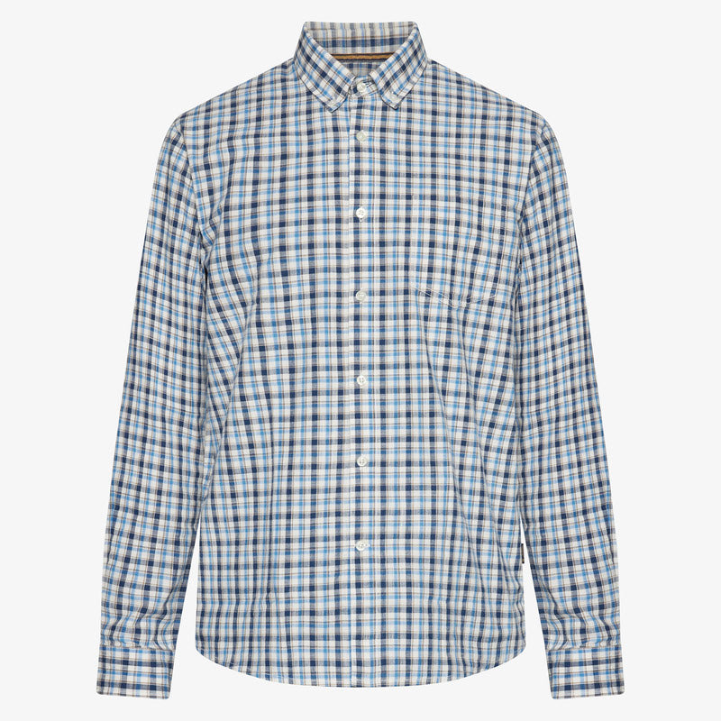 GabrielSi Slub Check - Warm beige