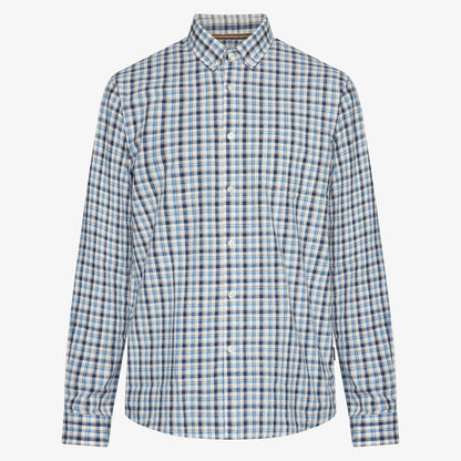 GabrielSi Slub Check - Warm beige