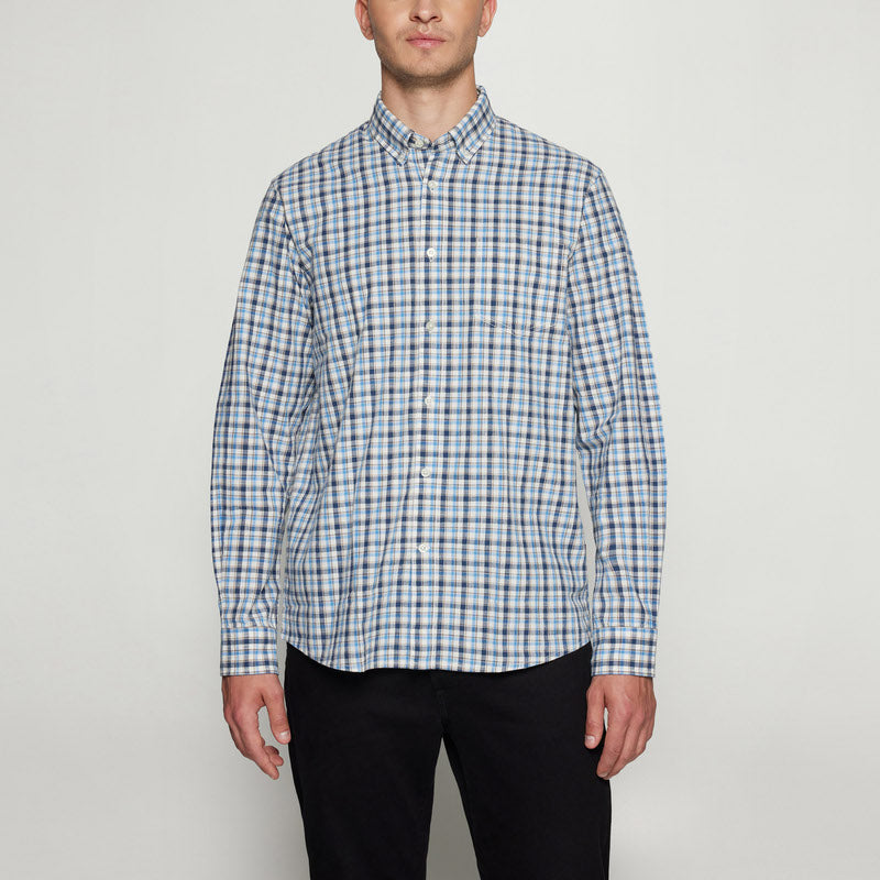 GabrielSi Slub Check - Warm beige